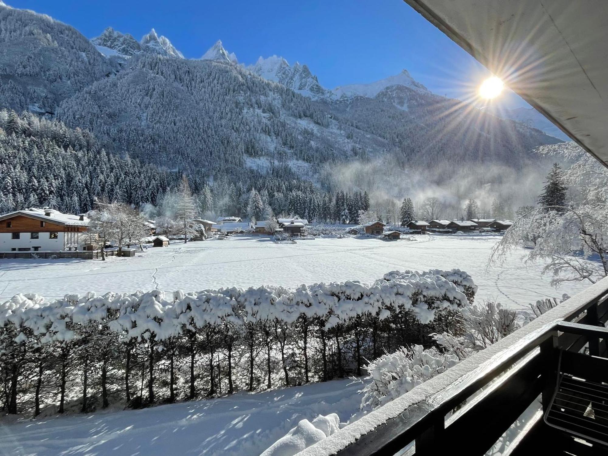 Residence Bois Du Bouchet, Appartement Vue Montagne, Calme, Parking Gratuit, Proche Centre Шамони Екстериор снимка